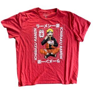 Ichiraku Ramen Mens 3XL T-shirt, Naruto Shippuden